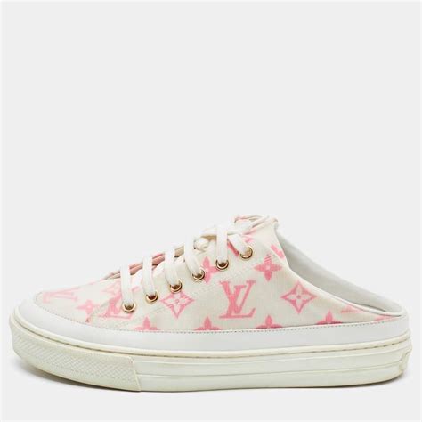 lv stellar open back sneaker|LOUIS VUITTON Monogram Womens Stellar Open Back .